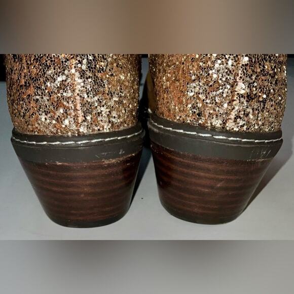 Sam Edelman Pryce Kids Glitter Bootie sz 4 - Picture 6 of 7